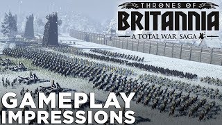 Total War Saga Thrones of Britannia — GAMEPLAY amp IMPRESSIONS [upl. by Etan]