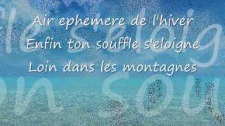 Caresse sur LOcean Lyrics [upl. by Aidnyl]