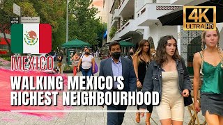 🇲🇽 Mexico City Walking Tour  Polanco Mexico City Luxury Neighbourhood 4K HDR  60fps [upl. by Baerman19]