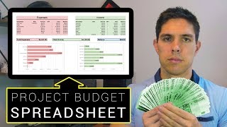 How to make a project budget spreadsheet [upl. by Llemart]