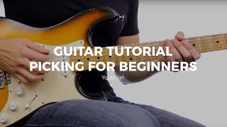 Guitar Tutorial  Picking For Beginners [upl. by Acinnod]