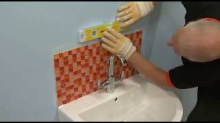 How to Lay Mosaic Tiles Installing Mosaic Tile [upl. by Ambrosius]