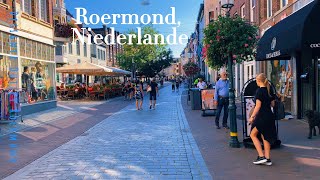 Roermond Niederlande  4K Walking Tour Designer Outlet [upl. by Oyam196]