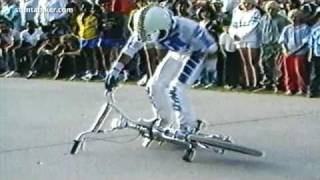 GT FREESTYLE TEAM Flatland BMX Tricks 1980s stuntabiker [upl. by Reyna]