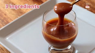 3Ingredient Easy Caramel Sauce [upl. by Nwahs978]