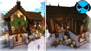 Minecraft How to Build a Storage Warehouse Minecraft Village Tutorial [upl. by Mchail]