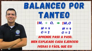 BALANCEO POR TANTEO BALANCEA FÁCIL Y DE FORMA SENCILLA CUALQUIER ECUACIÓN QUÍMICA [upl. by Alimhaj]