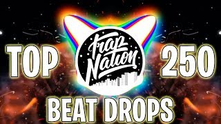 TOP 250 BEST BEAT DROP SONGS OF ALL TIME  1 Hour Version [upl. by Nosyarg]