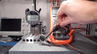 Piezoelectric Actuator Testing Displacement vs Voltage [upl. by Berey]