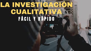 LA INVESTIGACIÓN CUALITATIVA ENFOQUE CUALITATIVO  DEFINICIÓN CARACTERÍSTICAS Y DISEÑOS [upl. by Ahsilram852]