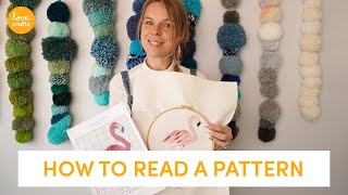 How to read a Cross Stitch pattern for Beginners [upl. by Kirit]