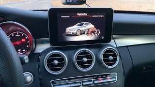 Mercedes Benz C Class Infotainment System Review [upl. by Endres71]