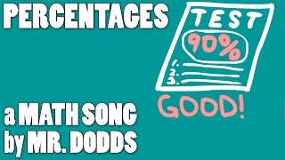 Colin Dodds  Percentages Math Song [upl. by Arok217]