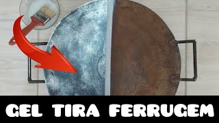 Como tirar FERRUGEM  Gel Caseiro para remover barato e fácil [upl. by Kester620]