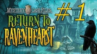 Mystery Case Files Return to Ravenhearst Walkthrough part 1 [upl. by Eniffit418]