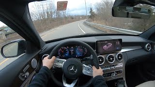 2021 Mercedes Benz C300 POV Test Drive and impressions [upl. by Lleda]