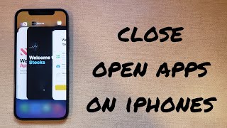 How to close open apps on the iPhone x 11 12 [upl. by Theresina]