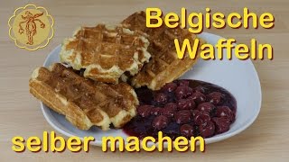 Belgische Waffeln selber machen Lütticher Waffeln [upl. by Ripleigh16]