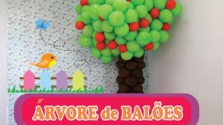 ÁRVORE DE BALÕESCanal Juju Oliveira🎈 [upl. by Bernadine743]