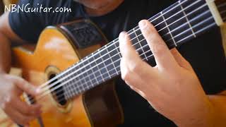 Bourree In E minor  Johann Sebastian Bach  NBN Guitar [upl. by Dor]