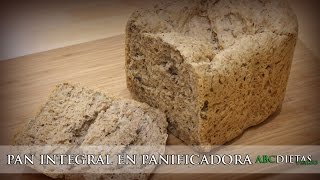 DELICIOSO PAN INTEGRAL RECETA PARA PANIFICADORA [upl. by Suoivatnod161]