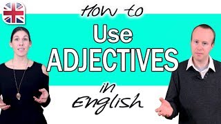 How to Use Adjectives in English  English Grammar Course [upl. by Akirre]