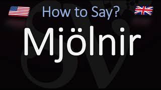 How to Pronounce Mjölnir CORRECTLY Thors Hammer Name Pronunciation [upl. by Acinnej562]