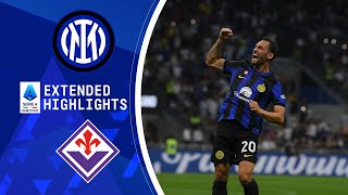 Inter vs Fiorentina  Extended Highlights  Serie A  CBS Sports Golazo [upl. by Belicia]