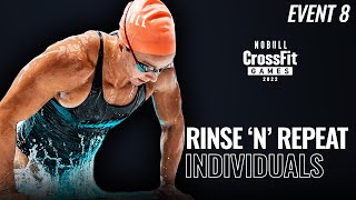 Event 8 Rinse N Repeat—2022 NOBULL CrossFit Games [upl. by Eninaej901]