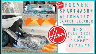 HOOVER SMART WASH AUTOMATIC CARPET CLEANER DEMO UNBOXING REVIEW [upl. by Nnylecyoj630]