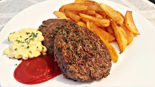 Comment Cuire Un Steak Haché  Recette Pour Étudiant   Back To School [upl. by Enyalb554]