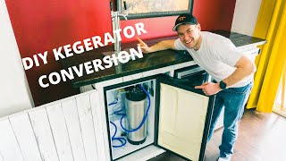 Kegerator Cabinet Build Part 3 DIY Kegerator build using a Danby 44 mini fridge [upl. by Evelin743]