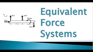 81 How To Find Equivalent Force Systems Part I [upl. by Onek]