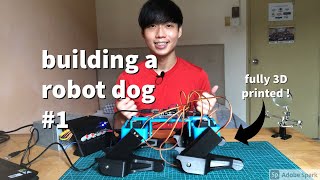 Building a robot dog 1 Hardware Inverse Kinematics [upl. by Cogen]