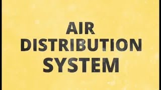 Basic of HVAC  Air Distribution System Simplified  Part 21 [upl. by Kerin146]