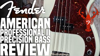 Fender American Pro II Precision Bass  The New American Standard  LowEndLobster Review [upl. by Gina90]