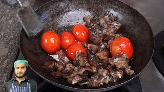 Charsi Mutton Karahi  Namak Mandi Street Food Peshawar [upl. by Alegnat]