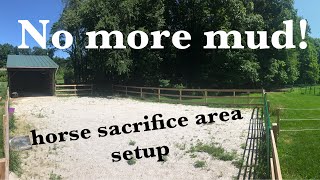 MudFree Horse Paddock Set Up [upl. by Nomsed333]