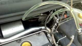 Diesel System Purge Opel Zafira 2L [upl. by Adnaluy]