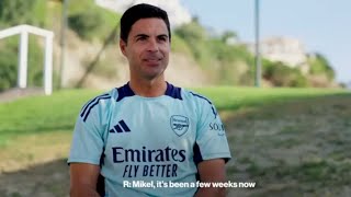 Mikel Arteta Interview Previews New Season [upl. by Maia]