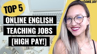 BEST Online English Teaching Jobs for Beginners w Highest Pay  Home Based ESL Jobs [upl. by Krall]