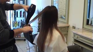 PIEGA a phon per LISCIARE i capelli Il brushing [upl. by Harl]