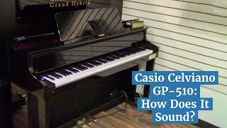 Casio Celviano GP510 How Does It Sound  Digital Piano Demo amp Overview  Family Piano Co [upl. by Zonda]