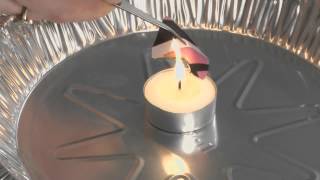 Burn Testing for Fabric Identification [upl. by Stoddard]