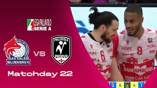 Piacenza vs Padova  Highlights  SuperLega  Matchday 22 [upl. by Artemla90]