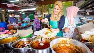 Street Food Malaysia 🇲🇾 NASI KERABU  Malay Food Tour in Kelantan Malaysia [upl. by Boardman]