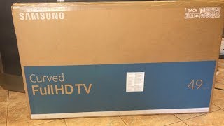 📺👉Samsung 6Series 123cm 49 inch Full HD Curved LED Smart TV UE 49K6300 AW Review [upl. by Lauree]