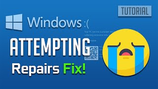 Windows 10 Automatic Repair Attempting Repairs Loop FIX 2025 Tutorial [upl. by Cleti884]