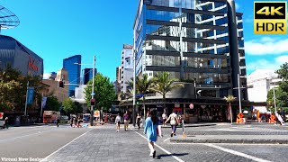 【4K HDR】Walk Tour Auckland City New Zealand [upl. by Danyette]