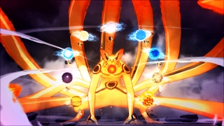 Naruto Uzumaki  Super Tailed Beast RasenShuriken Barrage [upl. by Ahsiemal132]